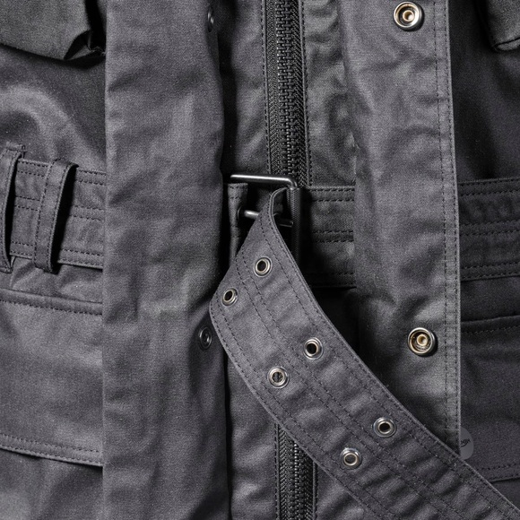 Triumph Beck Waxed Canvas Motorcycle Jacket + INCLUDED ARMOR! - Picture 3 of 13